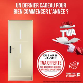 Offre Exclusive: TVA Offerte sur les Portes Blindées Maison Stylea S de Fichet jusqu'au 28 janvier 2024 !