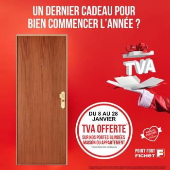 Offre exceptionnelle : TVA offerte sur les portes blindées Foxeo S de Fichet jusqu'au 28 janvier 2024!
