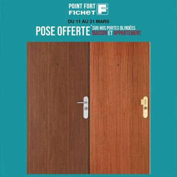 Sécurité Maximale avec la Porte Blindée Foxeo S CH Fichet : Pose Offerte jusqu'au 31 Mars !