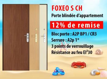 Portes blindées d’appartements FOXEO S CH