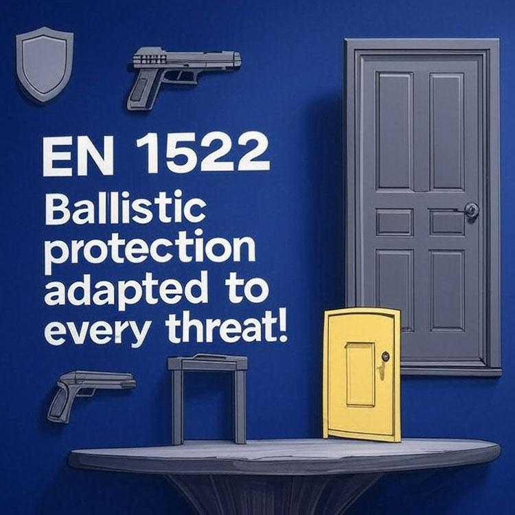 EN 1522 : la norme européenne qui garantit la résistance balistique des portes et des fenêtres