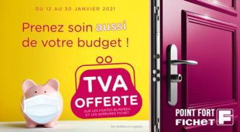 TVA offerte sur les portes et serrures