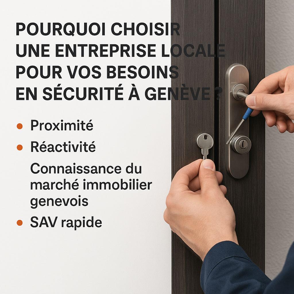 Optez pour une entreprise genevoise : la solution locale idéale pour tous vos besoins en sécurité physique