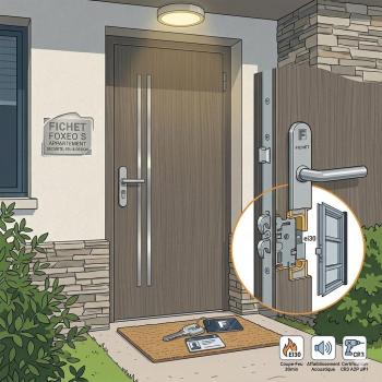 Porte blindée d'appartement Fichet Foxeo S : Sécurité certifiée A2P BP1, résistance au feu EI30 et design sur-mesure Porte blindée d'appartement Fichet Foxeo S : Sécurité certifiée A2P BP1, résistance au feu EI30 et design sur-mesure