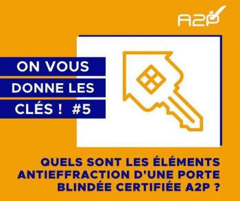 Equipement minimum d'une porte blindée A2P