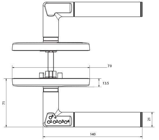 Pile CR2  ASSA ABLOY