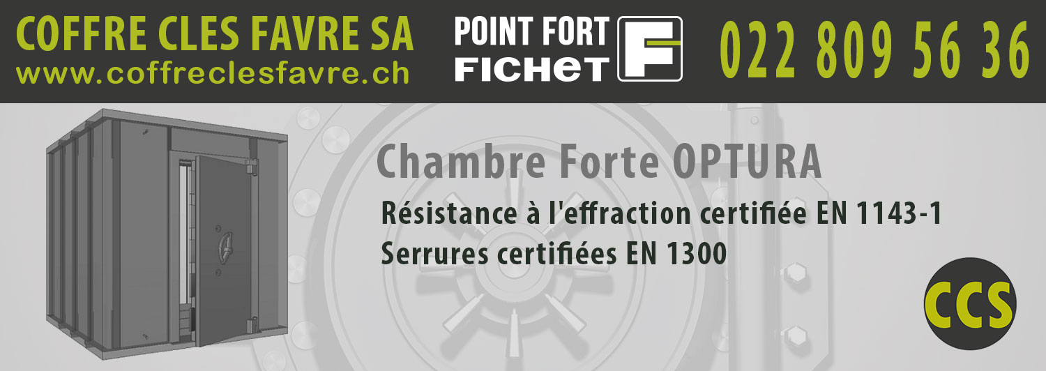 Chambre forte pour banque Optura