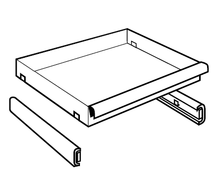 Tablette coulissante Armoire antifeu RPC