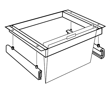 dossiers suspendus Armoire antifeu RPC