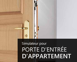 Simulateur pour Porte d'appartement